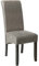 tectake® Esszimmerstuhl, Kunstleder Stuhl bequem mit hoher Rückenlehne, Küchenstuhl, Esszimmerstühle für Küchentisch, edle Dining Lounge, Wohnzimmer Essecke, Küchen Polsterstuhl - grau marmoriert