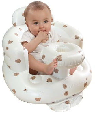 JOAASU Baby Inflatable Seat, Inflatable Baby Chair, Built in Air Pump Baby Chair, Infant Back Support Sofa, Toddler Chair for Sitting Up, Inflatable Baby Seat for Babies Boys Girls 3-36 Months