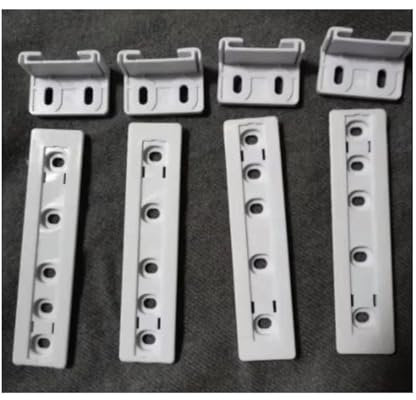 Fridge Door Slide Rail Mounting Kit Refrigerator Door Sliding Guide Integrated Cupboard Built In Kit