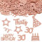 DazzJoy Happy Birthday Confetti Rose Gold & Gold (Happy 30th Birthday Decoration, Rose Gold)