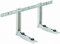 Supports pour climatiseur extérieur – Support pour climatisation 38 x 45 cm avec traverse pour unité extérieure – Structure réglable, robuste, stable et durable (avec traverse)