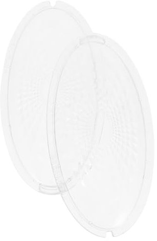 LIFKICH Range Hood Lampshade Replacement Pair, Indoor Kitchen Light Cover Protector Plate for Cooker Hood Accessories, Universal Guard Lens for Vent Light