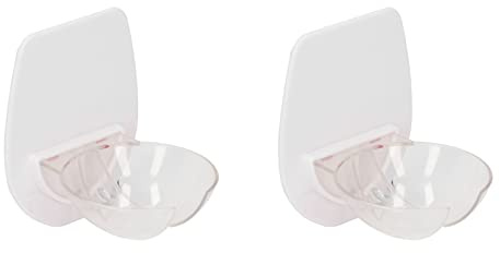 Fafeims Weinglashalter, Transparenter Weinhalter, Einfache Saugnapfhalterung für Badewanne, Dusche und Badezimmerwand