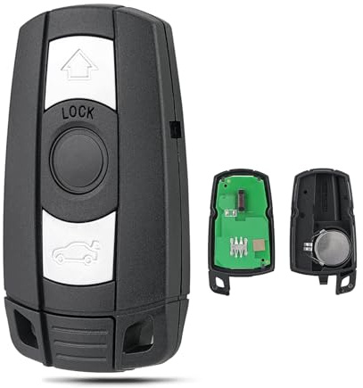 HYMOLKYE 868mhz Auto Fernbedienung Schlüssel für BMW E60 E61 E63 E64 E65 E66 E70 E71 E72 E82 E88 E89 E90 E91 E92 E93 Z4 X6 CAS3 Schlüsselgehäuse mit 46 Chip Batterie Reserveschlüssel (no keyless go