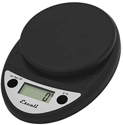 Escali Primo NSF Balance numérique, 11 lb/5 kg, Noir