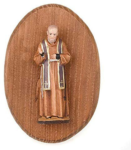 Holyart Platte mit Statue des Padre Pio