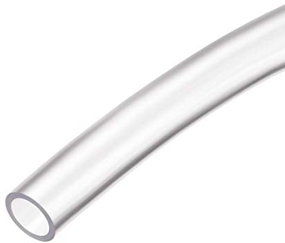 sourcing map PVC Clear Vinyl Tubing for Aquarium/Fish Tank, 8mm(5/16) ID x 10mm(3/8) OD 2m