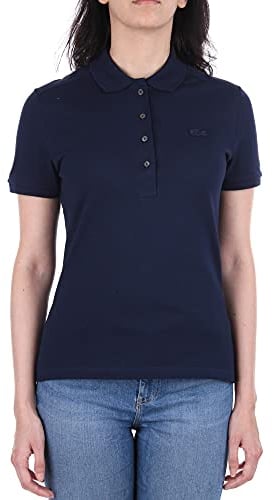 Lacoste Damen PF5462 Poloshirt, Marine, 36