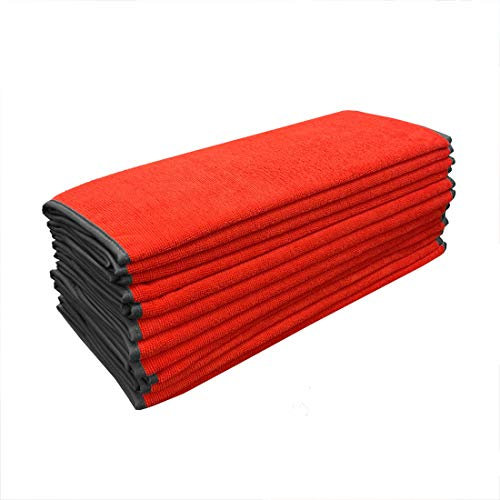 Detailer's Preference Große 320 g/m² Mikrofaser-Handtücher für Autopflege, Waschen, Trocknen, ultraweiches Frottee-Gewebe, kratzfest, fusselfrei, verschiedene Oberflächen, wiederverwendbar, 40,6 x 61