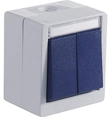 OPUS® RESIST Serienschalter Farbe hellgrau/stahlblau