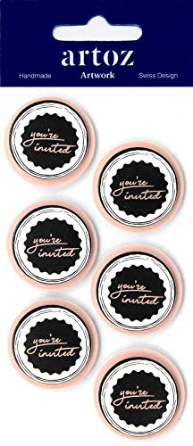 Artoz Artwork 3D Motiv-Sticker 185570-87,You're Invited (Ihr seid eingeladen)
