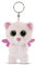 NICI Glubschis Porte-clés Ange Gardien 9 cm Chat Glowy Malli, Rose Bonbon