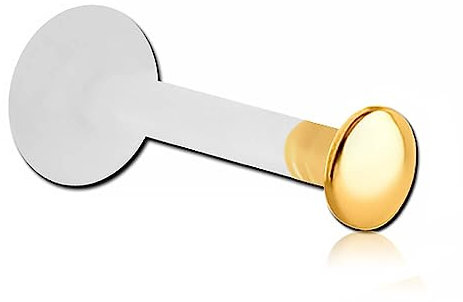 Inoki - Micro labret Biosafe disque Acier Gold