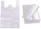 Lot de 300 sacs transparents en plastique avec poignée pour emballage alimentaire, 28.5x18cm