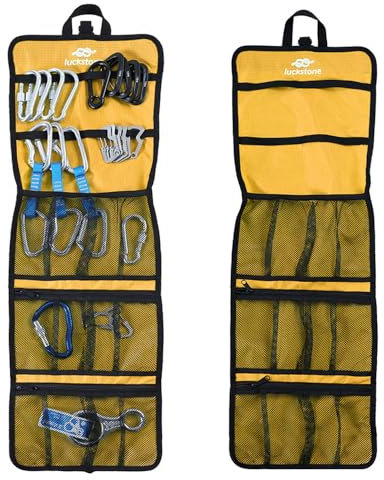 Lixada Climbing Quickdraw Hanging Storage Bag Climbing Gear Organizer Bag Small Tools Organizer Pouch