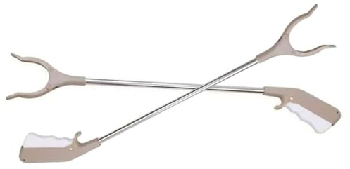 MüLlgreifer 2 Pcs Kinder Greifzange,Kurz MüLlgreifer,Greifarm Garten Greifer,MüLlsammelklammern MüLlzange,HygienemüLlklammern Tragbare MüLlsammelzange Multifunktionale ,Müllsammler Mäusezange ( Color
