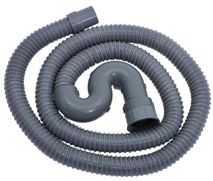 SOLUSTRE 2m Waschbecken Abflussschlauch Ersatz Für Küchenspüle Abfluss Wasser Saugschlauch Für Spülbecken Badezimmer Restaurant Toilette Einfach Installieren