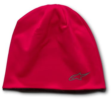 Alpinestars Herren Tech Beanie-Mütze, Rot/Schwarz, One Size