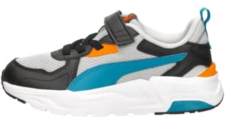 PUMA Trinity LITE AC+ PS, Unisex Sneaker, COOL Light Gray-Tropical Blue-PUMA Black,