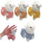 MUYAPAY 4 Stück Alpaka Kuscheltier, Weich Alpaka PlüSchtier, Lama Kuscheltier Mini, Plüsch Alpaka Schlüsselanhänger, für Geburtstagsgeschenke, Abschlusssouvenirs, Ostereierfüller