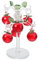 PRETYZOOM 2 Sätze Kristall-Apfelbaum Sonnenfänger-Aufkleber Geld Dekorationen Bookshelf Decor bücherregal Dekoration Vintage- Heimdekoration Kristalldekor Apfelbaumfigur aus Kristall