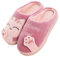 Cliont Mignon Chat Pantoufles Pantoufles Intérieur Anti Slip Chaussures Cadeau De Noël pour Les Femmes Et Les Hommes Rose Rouge,41/42 EU(Taille Fabricant 42/43)
