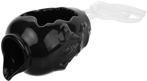 Mipcase Fontaine De Jardin Deau Tranquille De Style Rétro Pot en Argile Décoratif Fontaine Décorative