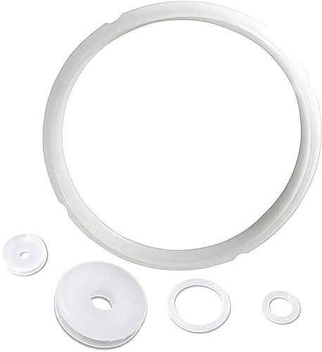 Junta de olla a presión, anillo de sellado de goma de 20 cm, compatible con kits de sellado de válvula flotante de repuesto universal de olla instantánea 3L-4L