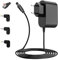 12V Netzteil, DC 12V 2A Power Supply Adapter Steckernetzteil für LED Strip, WLAN Router, IP Kamera, Kinder Elektroauto, Externe Festplatte, mit LED Stecker, 5,5x2,1mm, 5,5x2,5mm, 4,0x1,7mm, 3,5x1,35mm