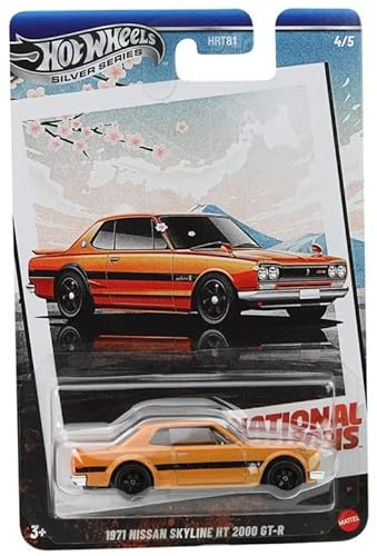 Hot Wheels Silver Series National Icons - 1971 Nissan Skyline HT 2000 GT-R 4/5