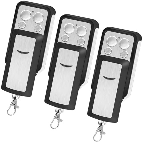 3PCS Télécommande pour portail compatible avec Sommer Slider S10305 TX40-868-4,Télécommande pour porte de garage Base+ et Pro+ de 868,8 Mhz et 868,95 Mhz