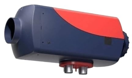 MDFCJHS 12V 2KW 5-8KW Hcalory Parking Heater Diesel, Car Heater Split Air Heater with LCD Panel &Remote Control & Smart App Control(2KW Blue Red)