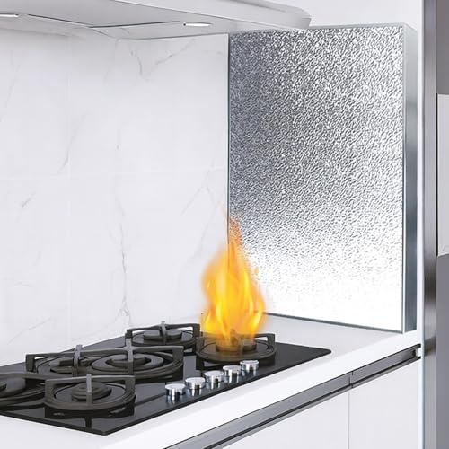 20 30 40 50 60 70 80 Cm Width Refrigerator Insulation Board, Heat Shield for Wall Next to Stove, Magnetic Heat Shield for Fridge Next to Stove(L 30CM x W 20CM)