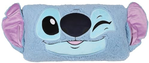 Disney Stitch Sherpa-Kissen mit 3D-Ohren, 27 × 45 cm, OEKO-TEX (Stitch)