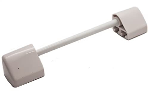 Oracstar White 280 x 100 mm 1 Pair Toilet Seat Hinge - PPS42