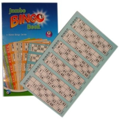Jumbo Bingo Buch/Pad 480 Tickets kaufen 1 get 1 gratis, 6. (Big, Bold, leicht zu lesen Zahlen)