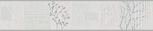 A.S. Création Bordüre Life 2, beige, grau, metallic, 305411