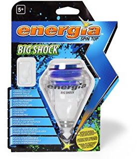 Energía Chicos Big Shock Elektrokreisel Deluxe mit Doppellager und austauschbarer Spitze, ab 5 Jahren, Sortiert, 12.2 x 11.2 x 2.5 (89003)