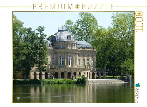 CALVENDO Puzzle Schloss Monrepos bei Ludwigsburg | 1000 Teile Lege-Größe 64 x 48 cm Foto-Puzzle für glückliche Stunden