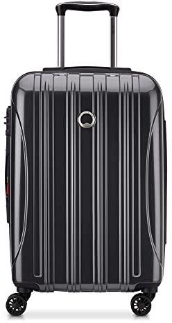 Delsey Gepäck Helium Aero Handgepäck Spinner Trolley, Titan, Carry-On 21 Inch, Helium Aero Hardside Erweiterbares Gepäck mit Spinner-Rädern