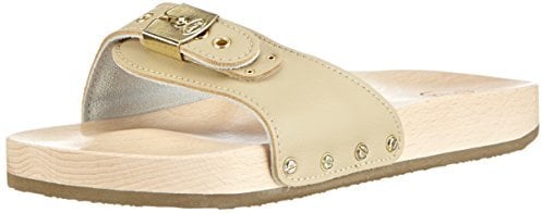 Scholl Unisex-Erwachsene PESCURA Flat Clogs, Beige (Sand)