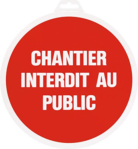 Outibat - Panneaux de signalisation ronds/Défense de stationner sortie véhicule