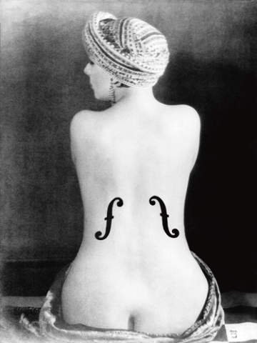 Kunstdruck Poster: Man Ray Le Violon d´Ingres, 1924 60 x 80