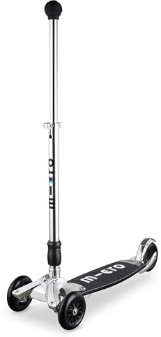 Micro Scooters | Micro Adult Scooter Original Kickboard | Adjustable Handlebar | Foldable | City Commuting | 12+ | Silver