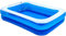 Jilong Giant Pool 2R200 -Piscina para la familia 200 x 150 x 50 cm, Cuadrado, Azul,blanca