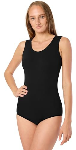 Merry Style Damen Body Ärmellos BD901 (Schwarz, S)