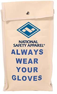 National Safety Apparel DLWGLOVEBAGC2 Glove Storage Bag for Rubber Voltage Gloves, White