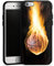 DeinDesign Silikon Hülle kompatibel mit Apple iPhone 6s Case schwarz Handyhülle Basketball Feuer Sport