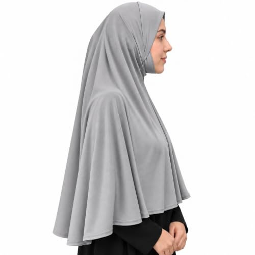 XL one piece al Amira instant Hijab with chin cover ideal for Home/Office/Mosque/Madrassa/Umrah/Hajj/Ramadan/Eid/Gift
