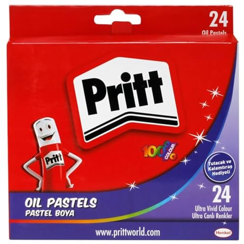 Pritt Crayones de 24 unidades, caja de cartón